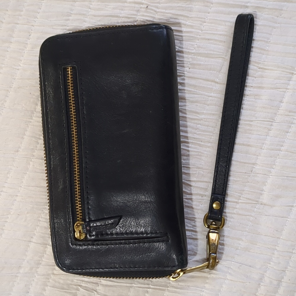 FOSSIL black Leather medium Wallet - Picture 4 of 13